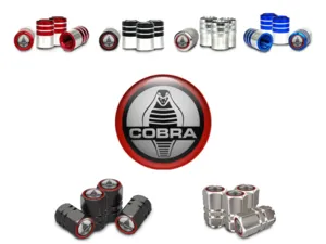 Shelby Tyre Valve Covers for SUV High-End Edition